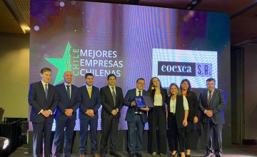 Por tercer año consecutivo, Coexca S.A. recibió el Premio Mejores Empresas Chilenas