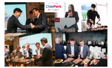 ChilePork presentó su nueva imagen en Seúl y Tokio, destacando la bioseguridad, seguridad alimentaria y sustentabilidad del sector exportador de carne de cerdo chilena